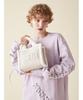 Furfur Mouton Logo Tote Bag RWGB254505 IVR Women's