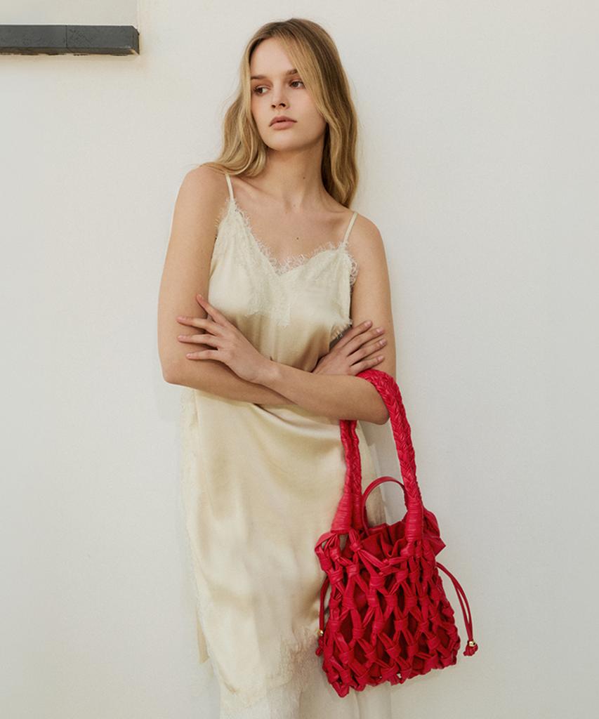 Barneys Newyork 26Ss Camille Dual Net Bag Red