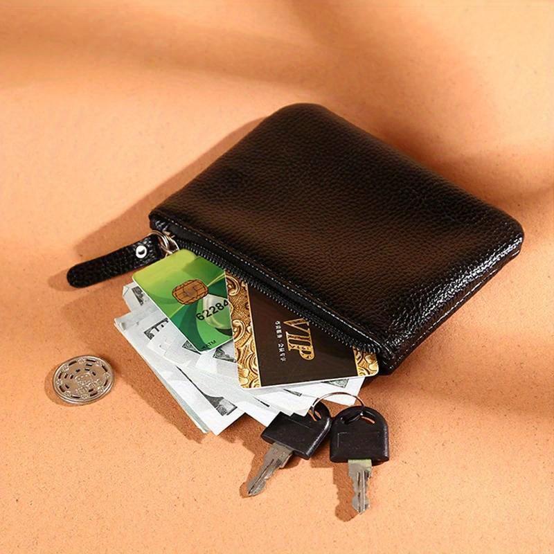 Mini Wallet Women Coin Purse Red Black Female PU Leather Small Hand Bag Cash Pouch Card Holder