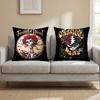 Grateful Dead Rock Band Cushion Cover Multi-Scene Pillow Cover for Home & Car - Reversible, Soft & Durable for Daily Use