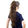 30 Inch Long Messy Curls Claw Clip Ponytail Extensions Synthetic Drawstring Curly Hairpiece Jaw Clip Hair Extensions for Women