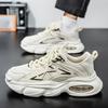 Spring Men's Shoes Breathable Mesh Youth Sports Shoes Casual Thick-soled All-match Daddy Trendy Shoes