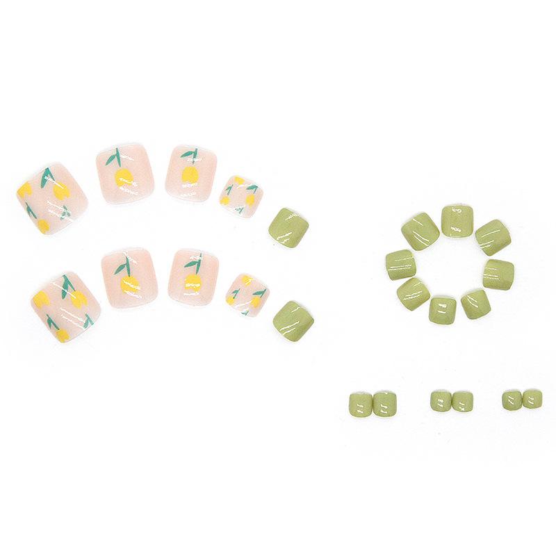 Artificial Nails Manicure Patches, Foot Nail Patches, Tulips, Fresh Summer New Products, Fashionable Wearable Nails, Removable