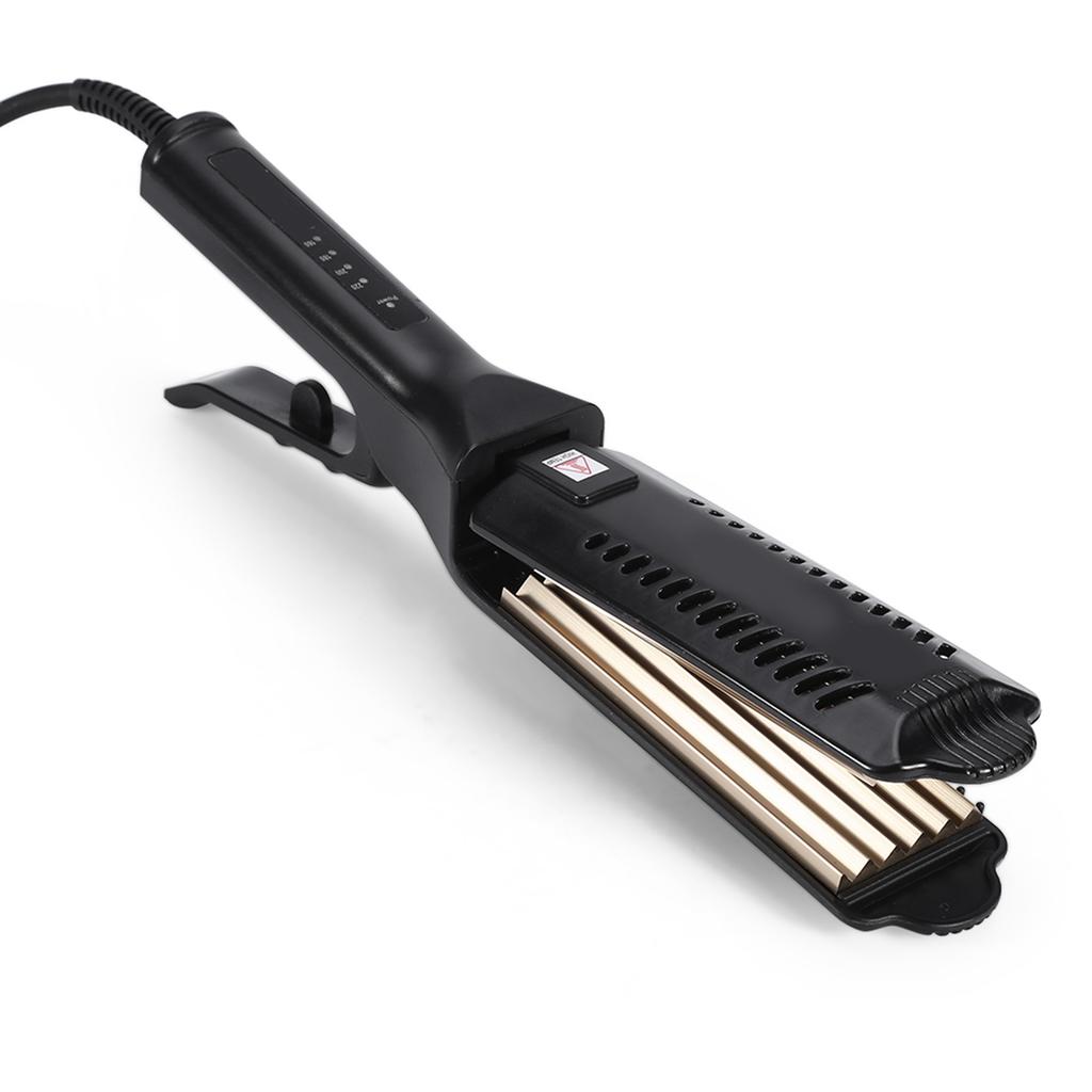 Ceramic Tourmaline Hair Straightener Curler 6 Teeth Corrugated Waved Hair Styling Tools