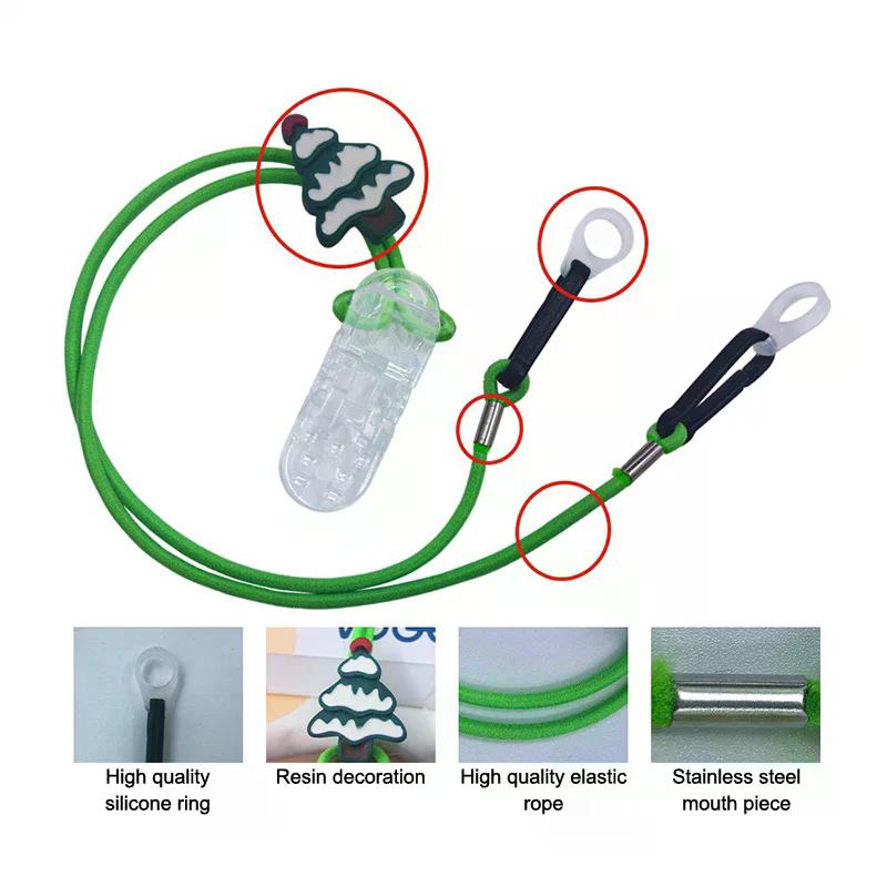 Hearing Aid Rope Lanyard Cartoon Fashionable Lovely BTE Hearing Aid Clip Holder For Children Kids Elderly Anti Lost Double Ear