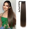 Long Straight Ponytail Hair Extension for Women Natural Looking Wrap Arround Ponytail Wig 26in