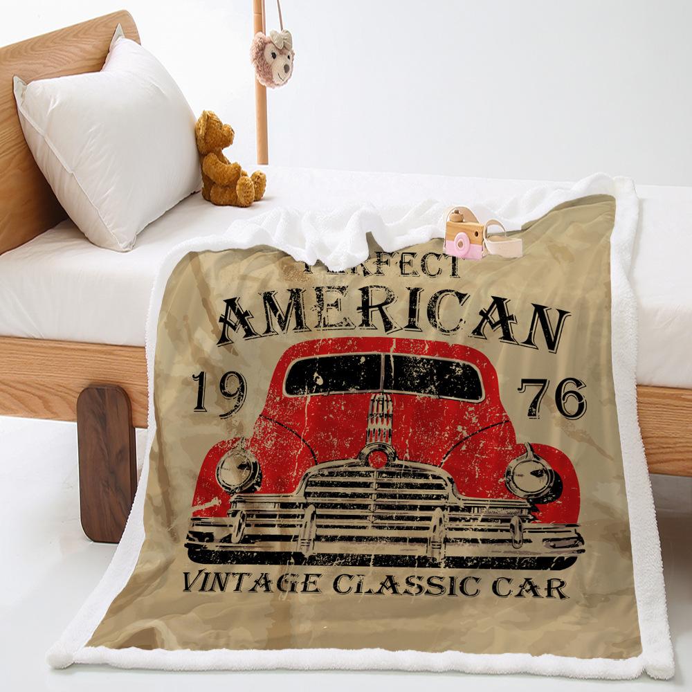 Blanket Car Suv Lamb Fleece Crystal Fleece Blanket
