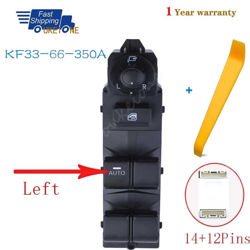 KF33-66-350A For Mazda CX-5 2012- Front Left Electric Power Window Switch lifter Control regulator Button Car Accessories