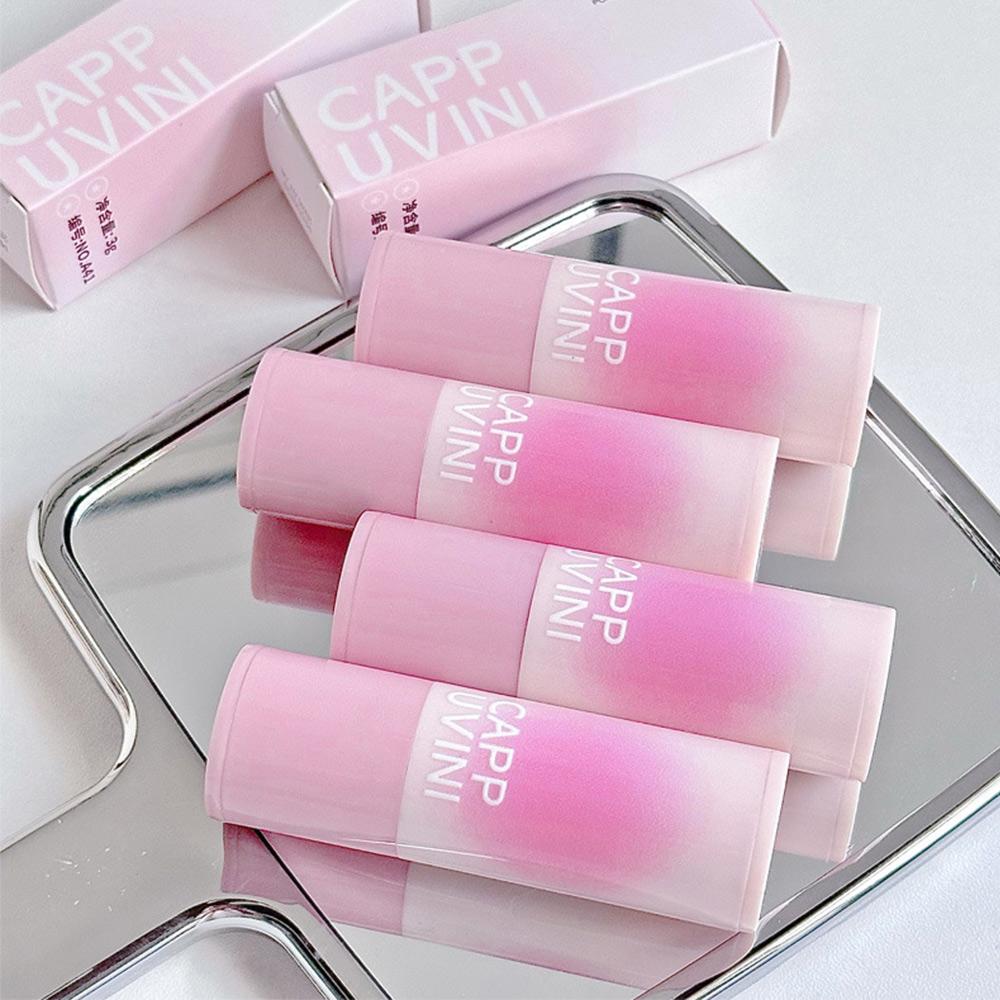 CAPPUVINI Allık Çubuğu Yumuşak Yüz Aydınlatıcı Kontur Gölge Allık Pudra Şeftali Pembe Yanak Tonu Kore Makyaj Kozmetikleri