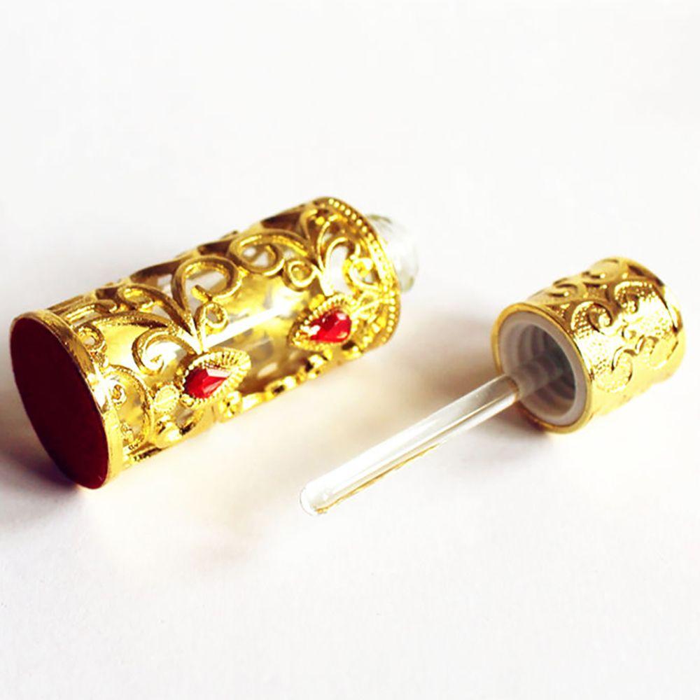 Style Antiqued Metal Perfume Bottles Cosmetic Container Essential Oil Bottles Refillable Bottles