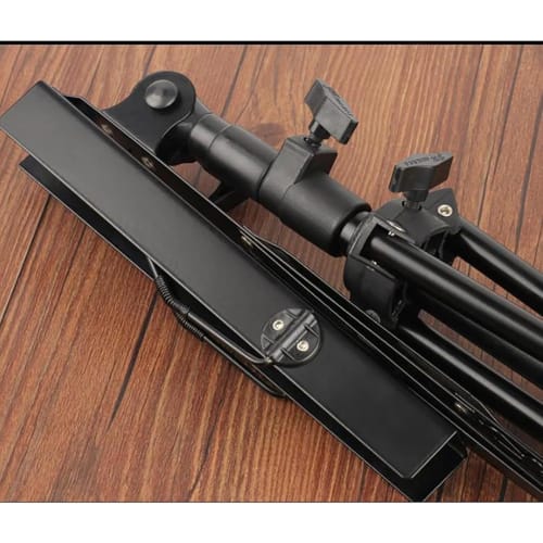 Vinebeautiful Music Stand, Extra Wide, Portable, Height-Adjustable, Folding Music Stand for Guitar and Guzheng