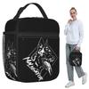 Maligator Belgian Shepherd Dog Malinois Portrait Insulated Lunch Bag for Kids School Cooler Thermal Food Box Tote Lunch Boxes