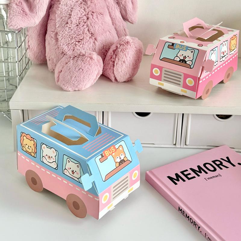 Festive Cartoon Car Candy Box - Baby Gift & Birthday Souvenir