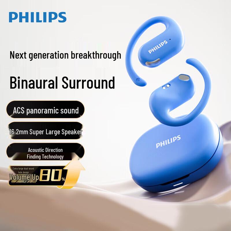Philips TAT2739 Open-Ear Wireless Bluetooth Sports Headphones