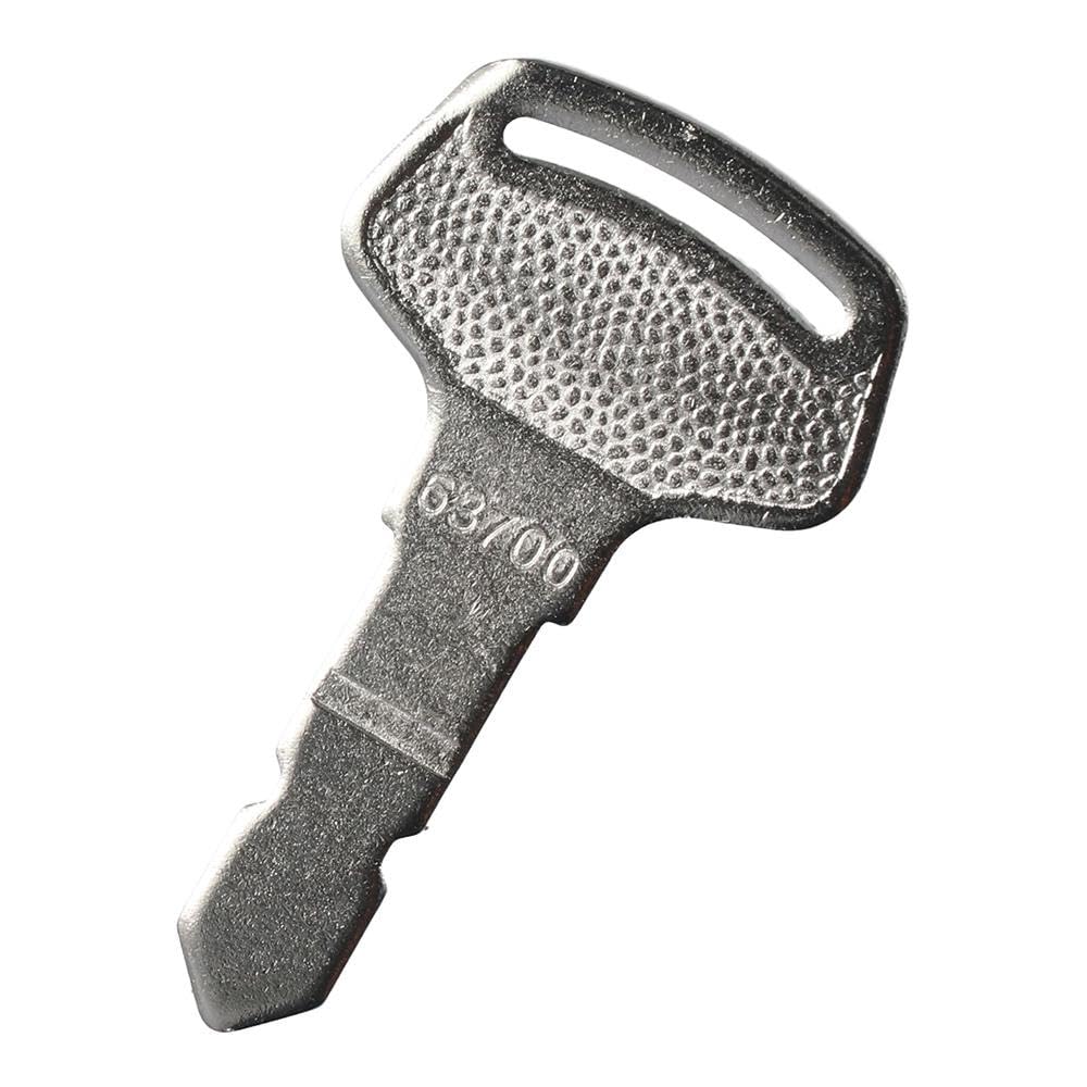 8 Pcs 15248-63700 Ignition Key Replacement Car for Assesso Parts Kubota B Series Tractor New Holland, Case IH