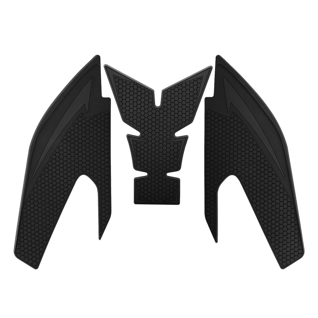 Motorcycle Fuel Tank Protector Traction Protection Sticker for Yamaha (Black) YZF-R25 YZF-R3 (2019-2025)