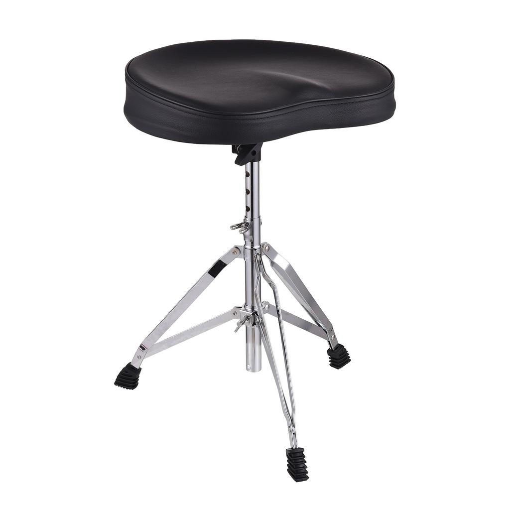 Drum Throne Seat Universal Padded Drum Height Rotatable Adjustable Padded Drum Chair Non Slip Rubber Feet with