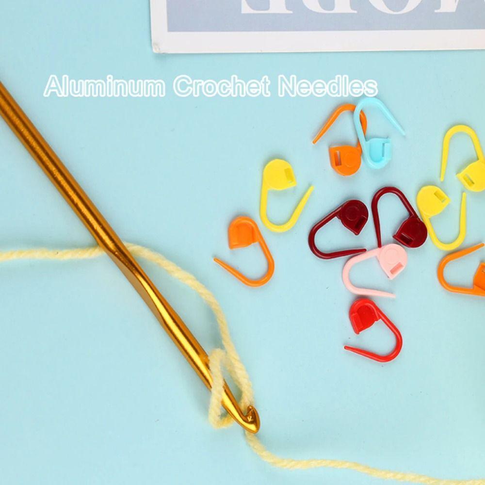 Comfortable Crochet Hooks Multicolored Knitting Needle Crochet Needles Set  Sewing Tools