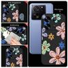 Lanyard Soft TPU Case For Xiaomi Redmi Note 14 13 Pro Plus 12 14 Pro 5G Note 13 11 13C 4G Cartoon Flower Patterned Phone Cover
