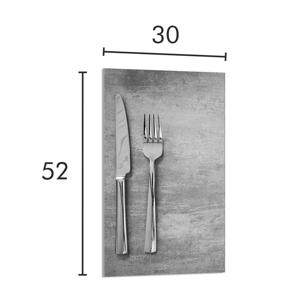 SZKLANA DESKA DO KROJENIA 30x52 Sztućce