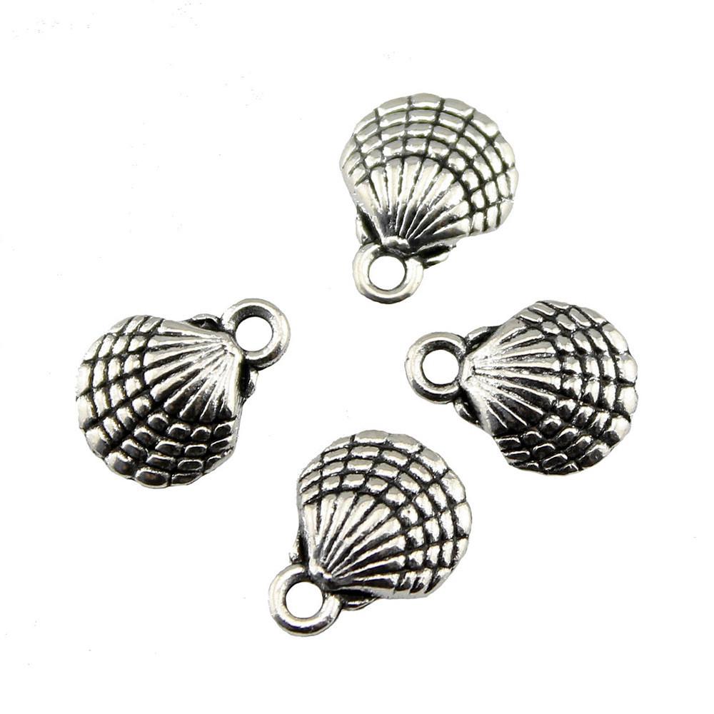 Shell Charms Multi Color Alloy Pendants For Beach Themed DIY Jewelry Accessories
