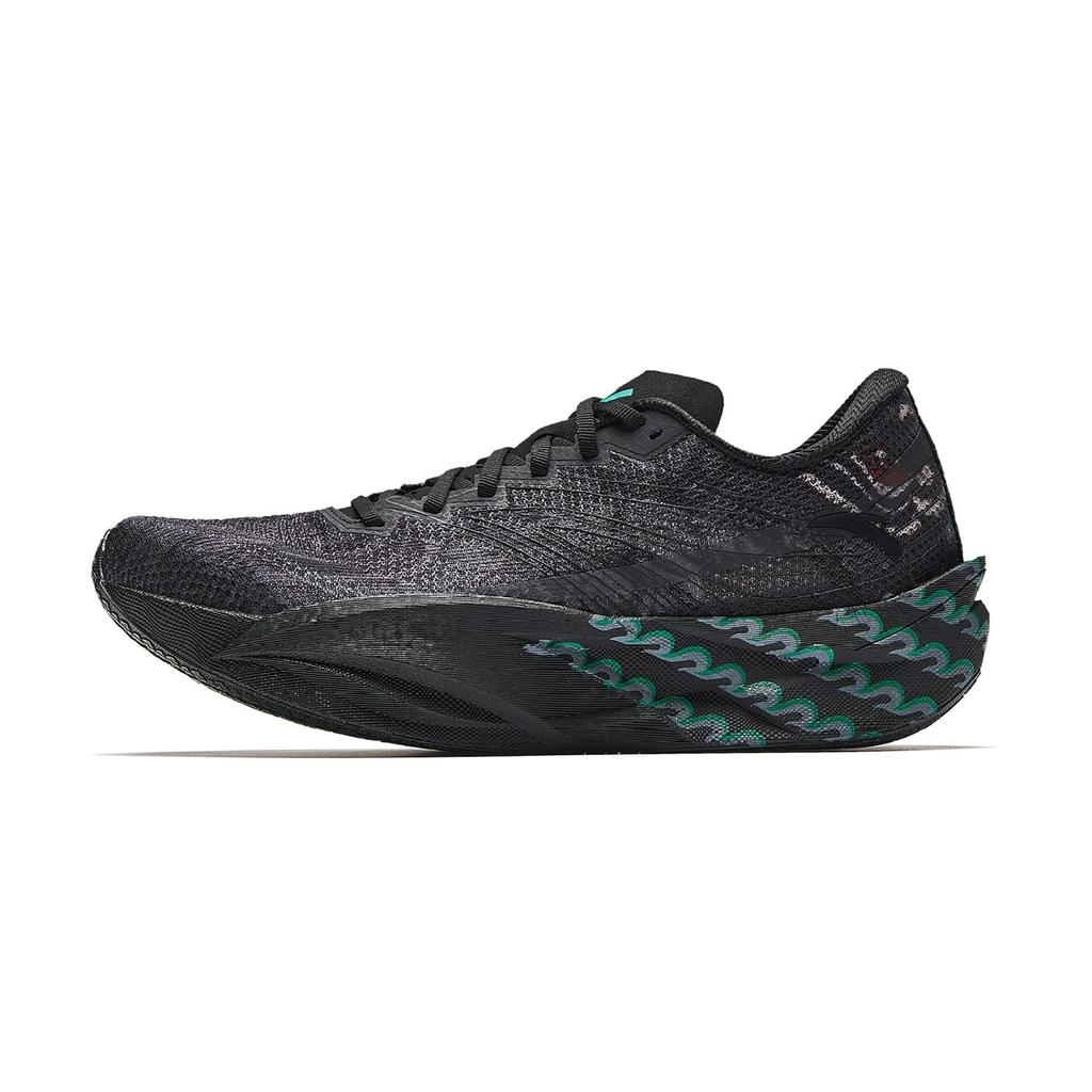 Anta C202 6.0 Low top Full Length Carbon Plate, Double Layer Nitrogen Technology Running Shoes Men's Black Gray 912625556-2