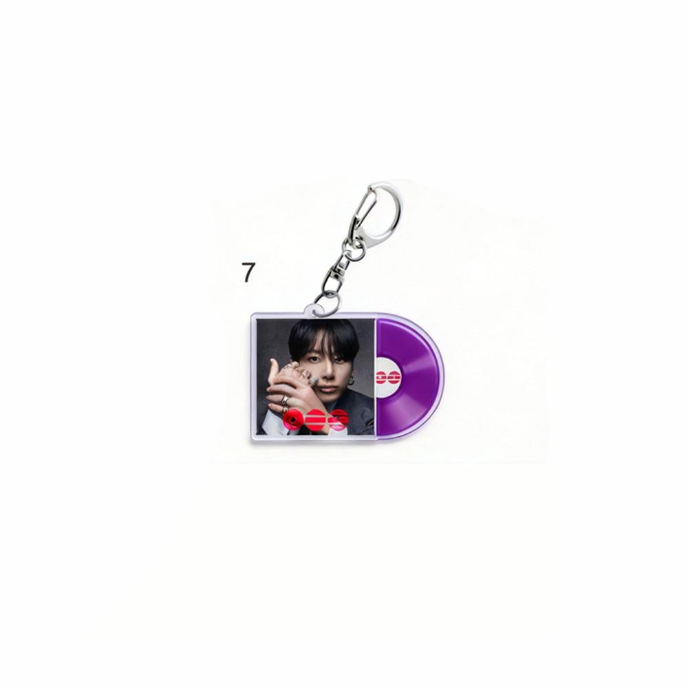 8pcs BTS Keychains, Bag Charms for Individual Members and The Whole Group, Decorative Pendants, Celebrity Support Products.
