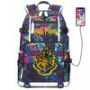 Magic School Usb Student School Bag Harry Potter Backpack Men'S And Women'S Casual Travel Bag