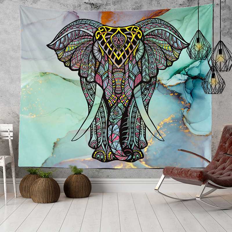 Boho Lace Wall Blanket Cloth Home Decor Decor Mandala Elephant Wall Hanging Tapestry