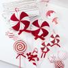 Multicolor Christmas Lollipop Decorations Cartoon Candy Cane Party Supplies Hanging Pendants Scene Making Photo Props