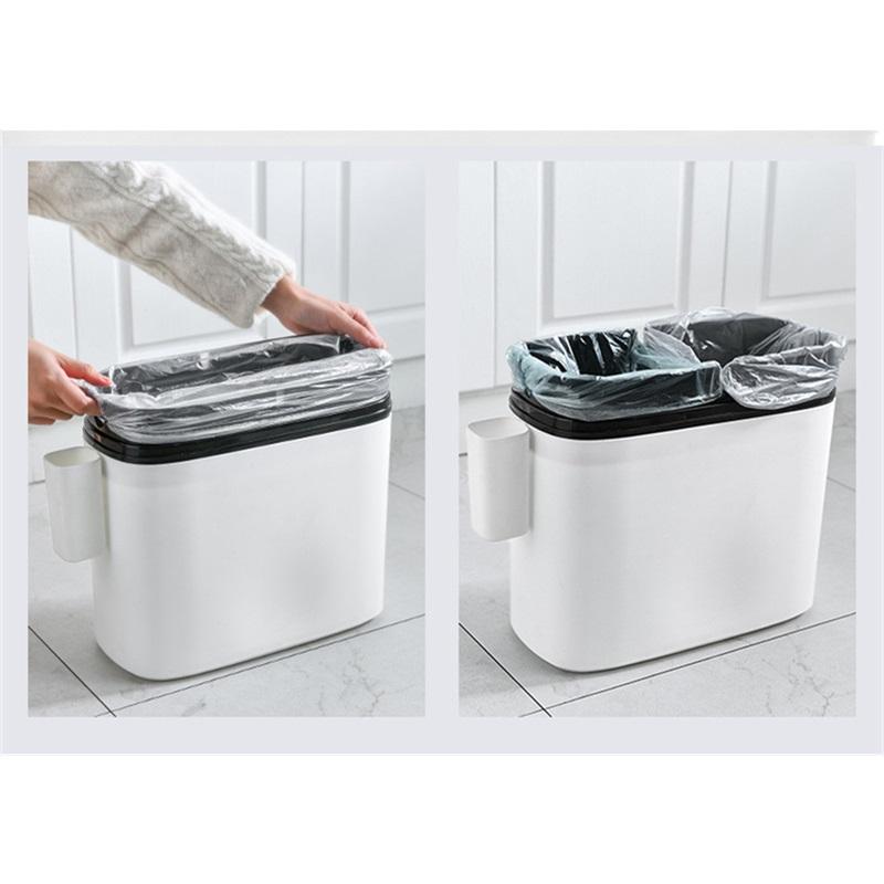 14L Kosz na śmieci łazienkowy Kosz na śmieci typu prasa Domowy wodoodporny kosz na śmieci Pojemnik do przechowywania Kosze na śmieci kuchenne Kosz na papier