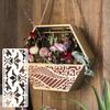 16-Piece Geometric Pattern Stencil Set - Reusable Decorative Painting Templates