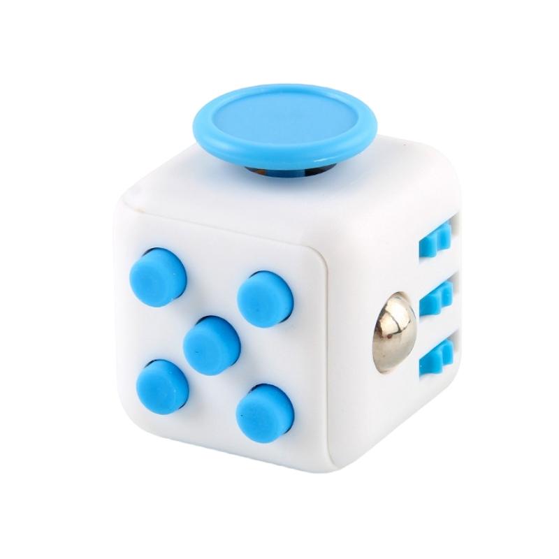 Игрушка для декомпрессии, защемление рук, вентиляция, против раздражительности, тревоги, 6-сторонняя играбельная декомпрессионная игральная кость на кончике пальца, волшебный куб