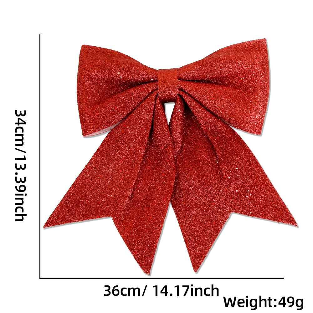Pearl Stylish Cotton Glitter Bow Ornaments Ideal For Holiday Decor And Diy Projects Craft