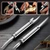 Stainless Steel Shrimp Deveining Tool Heavy Duty Fish Scales Scraper For Home Kitchen Double Head Shrimp Line Knife for Shrimp Intestine Opener