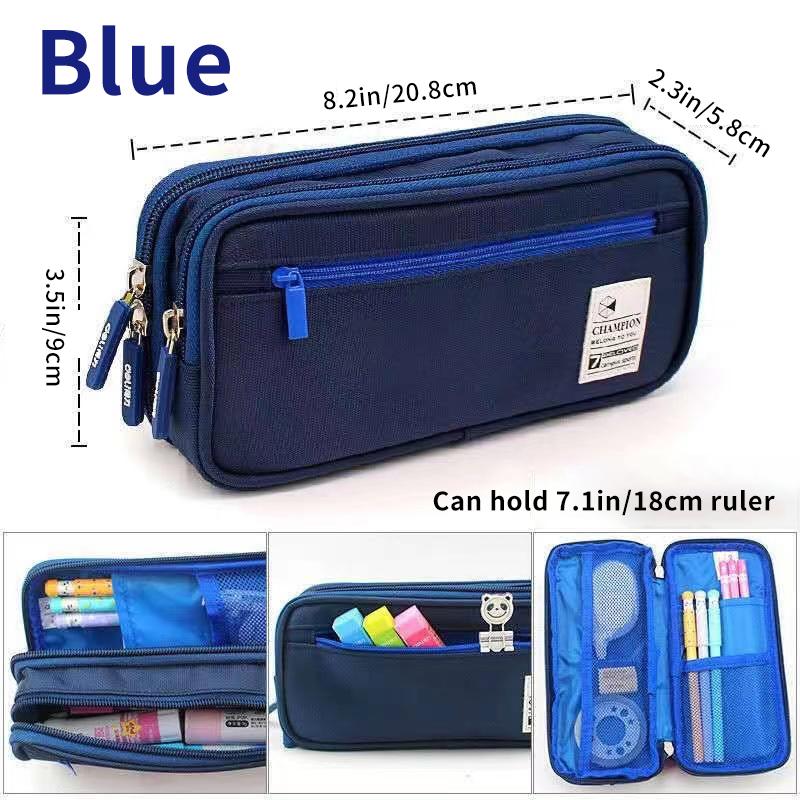 

Пенал большой вместимости двухслойный многофункциональный студенческий пенал корейская версия пенал для начальной и средней школы