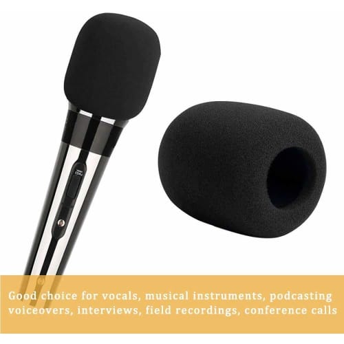 ZOYUBS Microphone Sponge Windproof Cover, High-Density Microphone Sponge, Thick Sponge Microphone Windscreen, Nick Filter Sponge Cover, Sponge Cotton