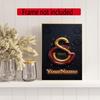 Galatasaray Customize Your Name Diamond Painting Round Diamond Diy Frameless Holiday Artwork Suitable For Home Office Wall Decoration