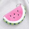 Cute Watermelon Coin Purse Zipper Cartoon Mini Card Bag Funny Plush Fruit Wallet  Women