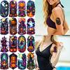 12pcs Temporary Tattoo Halloween Decor Temporary Tattoo Stickers Spooky Stickers Waterproof Long-lasting Body Stickers For