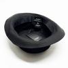 Rodem Plus Size Pork Pie Bucket Twill Size Black Men's Hat, 2-Way Cotton, Thin, Soft, Lightweight, Foldable, Washable, Cotton, XL,