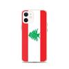 Coque Téléphone – Drapeau Du Liban – Compatible iPhone 12 – Étui Souple – Résistant Et Antichoc - Silicone - Pixelforma