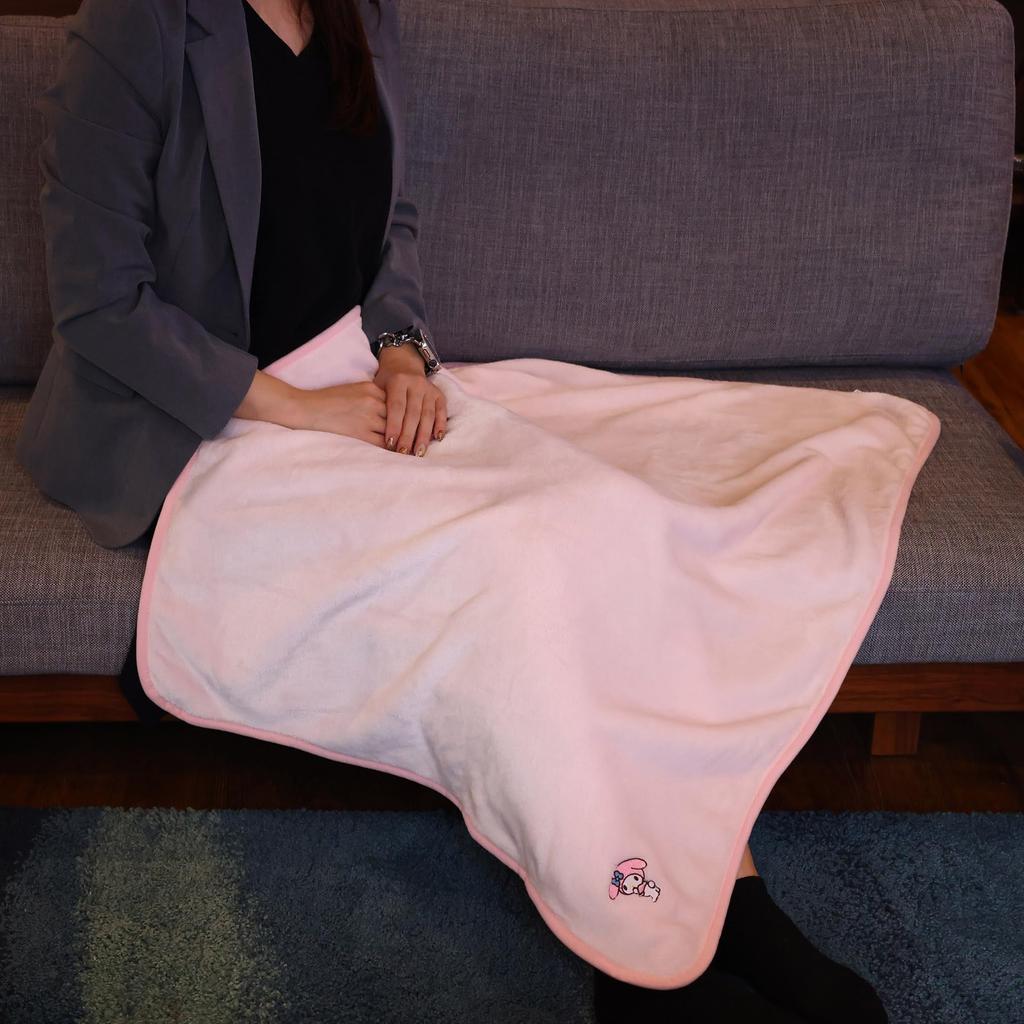 Marushin Mascot Drawstring Blanket Sanrio My Melody Fluffy My Melody H70 x W100cm Warm Blanket 3245011800 - - - Approx. - Cute, Fluffy, Stylish, -