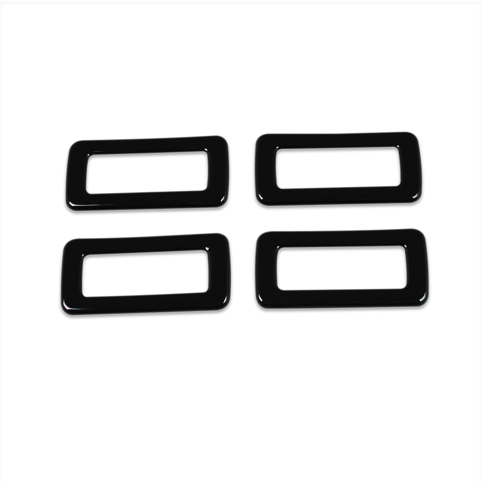 

RUIQ Rear Seat Air Conditioning Ring Garnish for Nissan New Serena C28 Series (Piano Black)