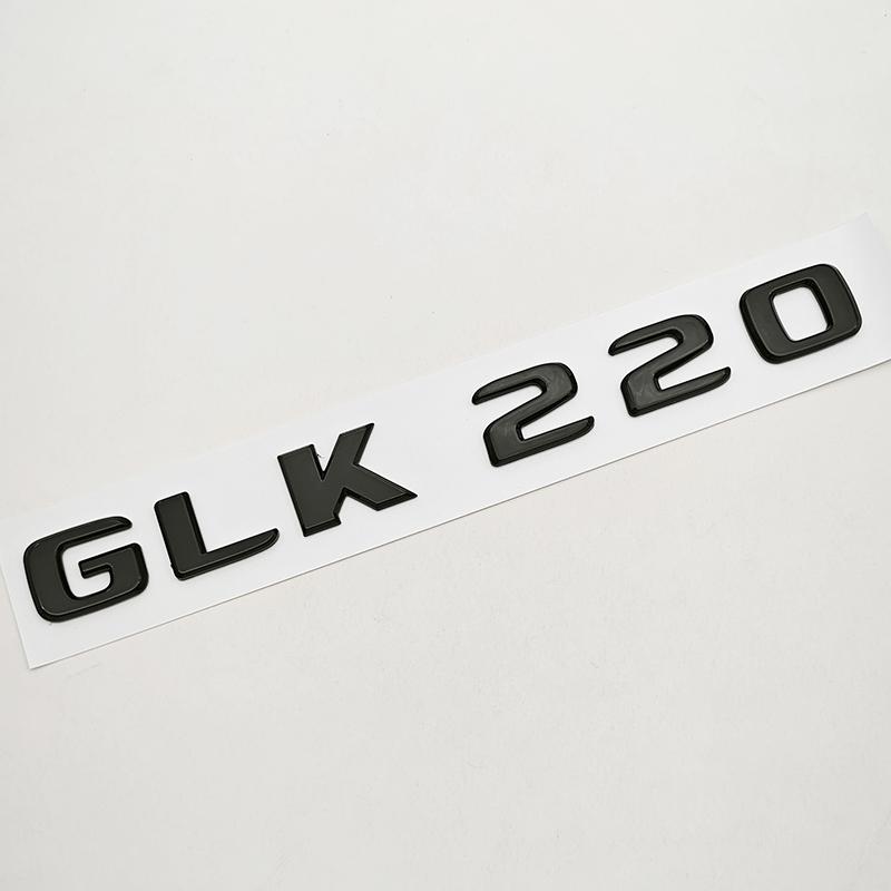 3D ABS Car Sticker Logo GLK220 GLK300 GLK350 Rear Trunk Letters Badge Emblem For Mercedes Benz GLK Series GLK220 GLK300 GLK350