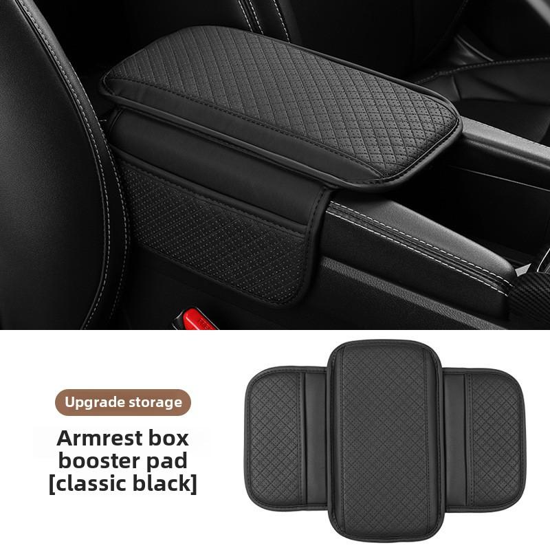 Car Armrest Cushion Universal Wear Resistant Center Console Cover with Storage Pocket Auto Arm Rest Pad Protector Fit Most Cars