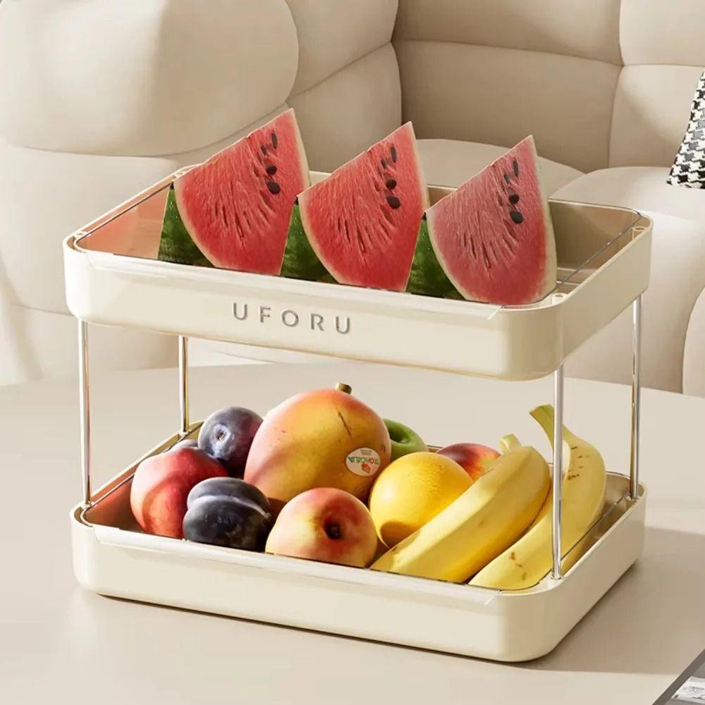 Thickened Cup Holder Large Capacity Fruit Drainage Rack Desktop Storage Rack Kitchen Accessories