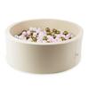Dry Pool 110x40 Beige with 500 Balls: Pearl, Light Pink, Old Gold