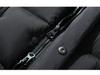 Men's Trendy Winter Hooded Down Jacket: Warm, Thickened, Mid-Length Coat with Stand Collar.