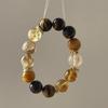 Golden Tiger Eye & Yellow Rutilated Quartz Wealth-Attracting Crystal Bracelet